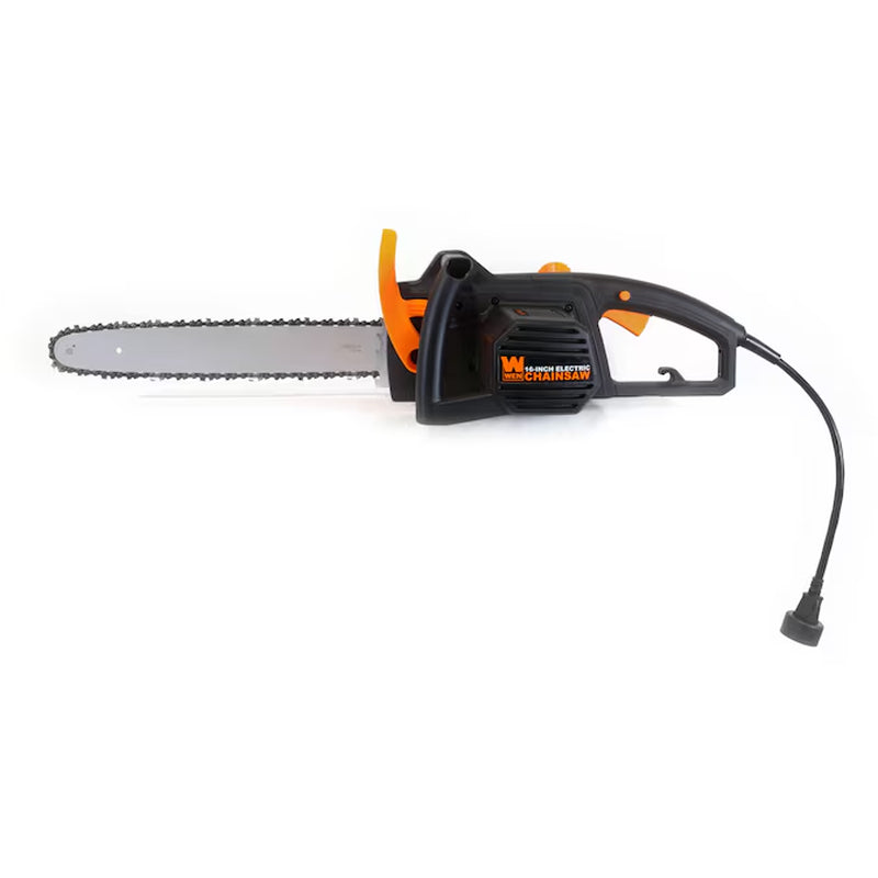 16-In Corded Electric 12 Amp Chainsaw