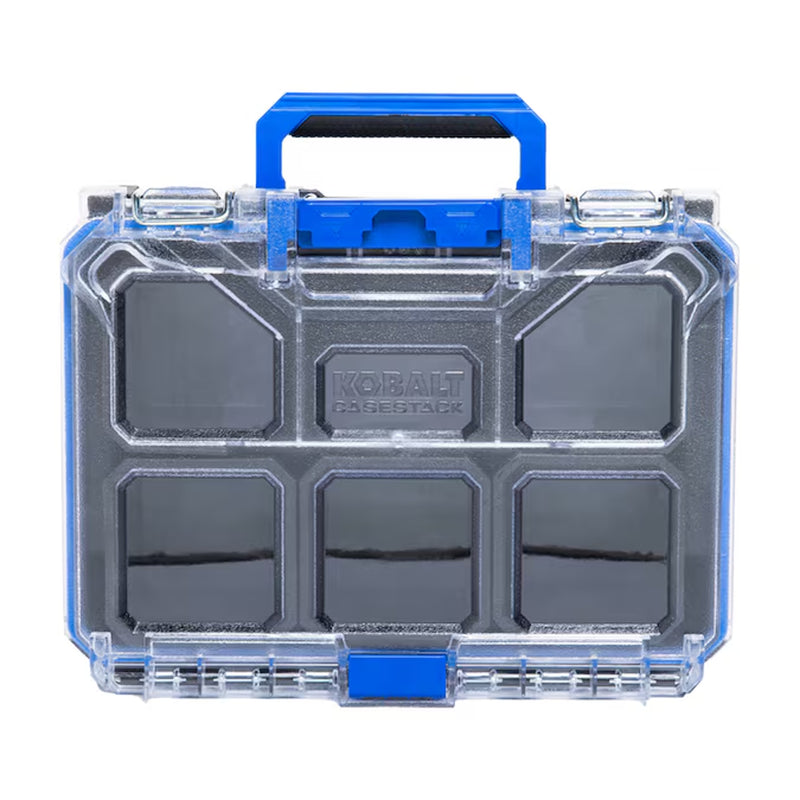 CASESTACK 10.14-In W X 13.4-In H X 5-In D Black Plastic Tool Box