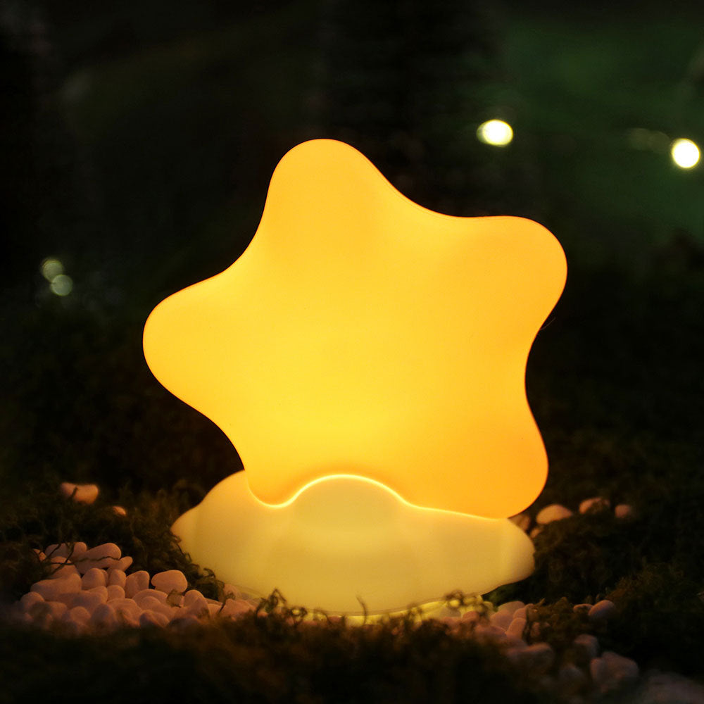 Nightlight decoration bedside sensor children sleep with birthday silicone pat light LED charging