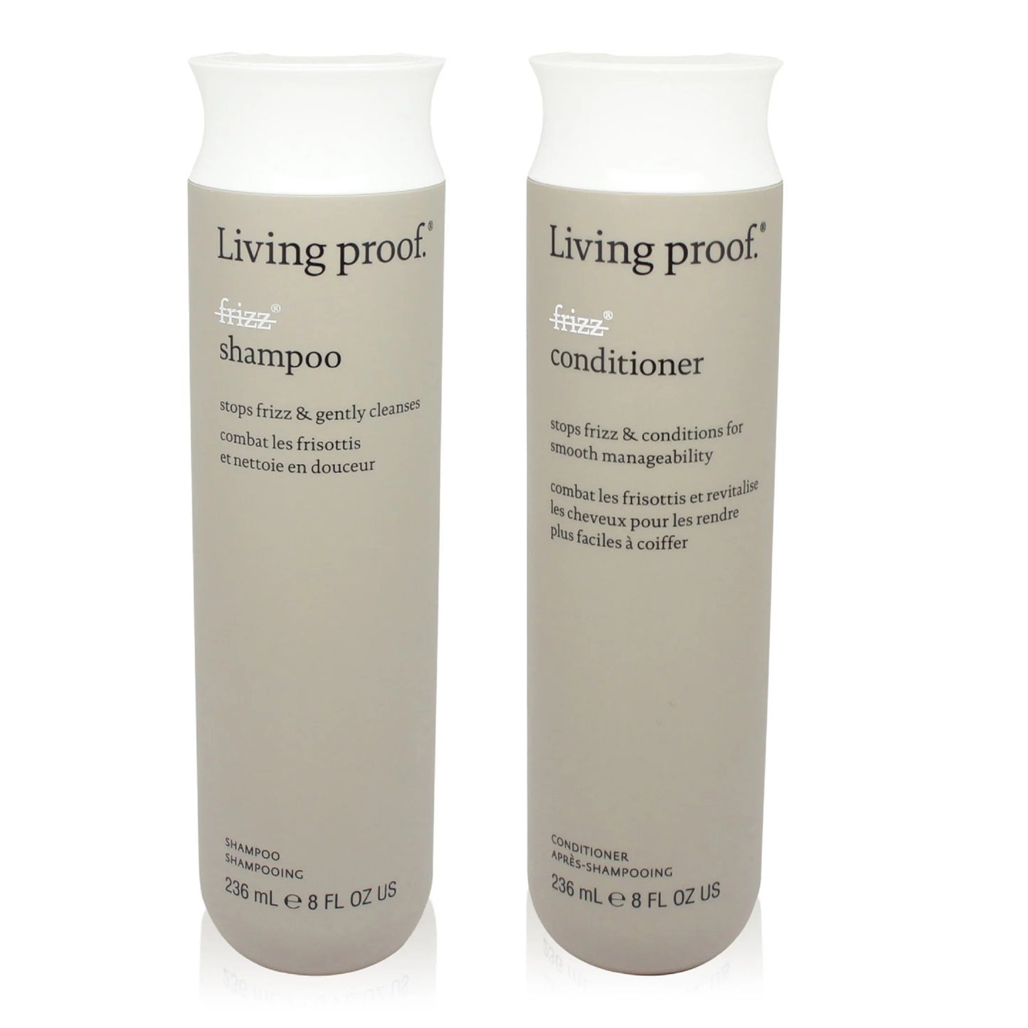 No Frizz Shampoo and Conditioner 8Oz Combo