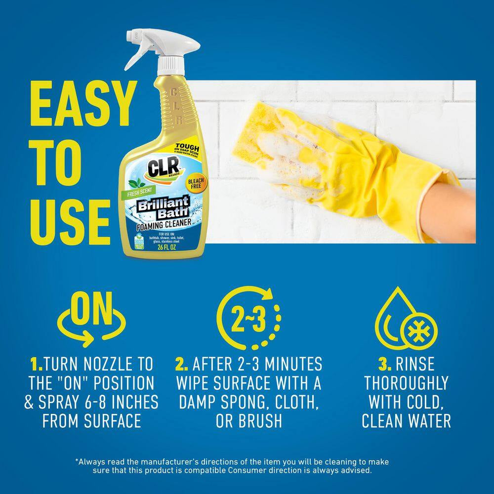 26 Oz. Brilliant Bath Bathroom Cleaner 2 Pack