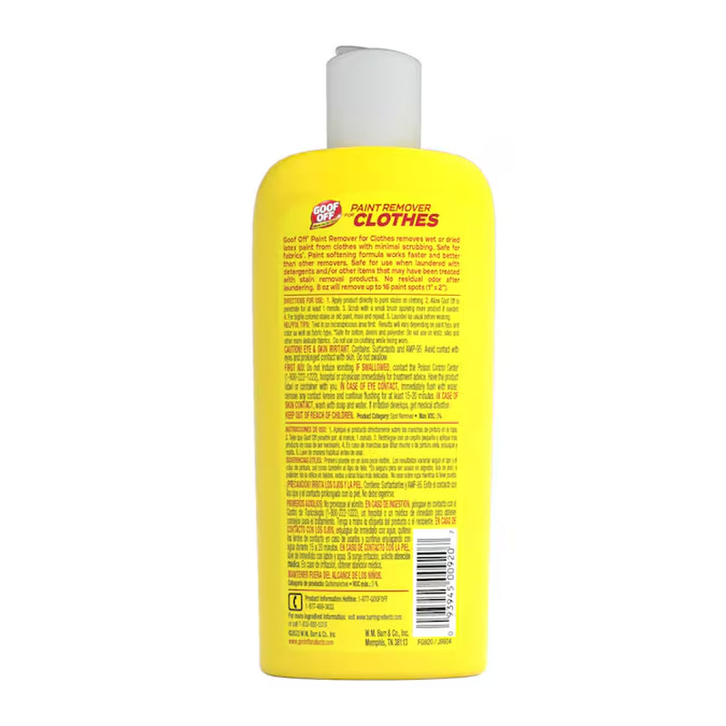 Carpet Paint Remover Liquid 8 Fluid Ounce(S)