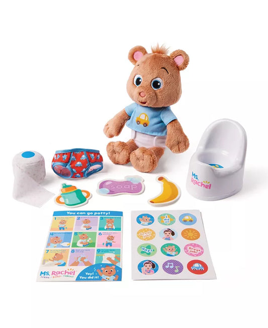 Potty Time with Bean Bear Plush Toy
