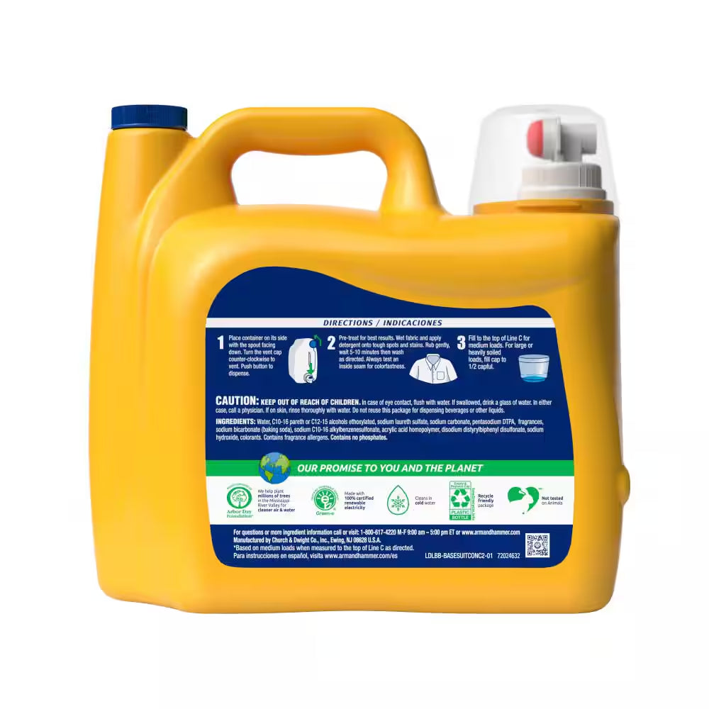 Clean Burst Dual HE Liquid Laundry Detergent, 170-Loads, 170 Fl.Oz.