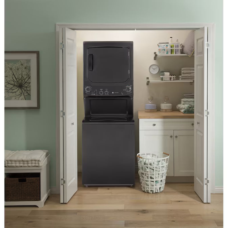 Stacked Laundry Center with 3.8-Cu Ft Top Load Washer and Electric 5.9-Cu Ft Dryer