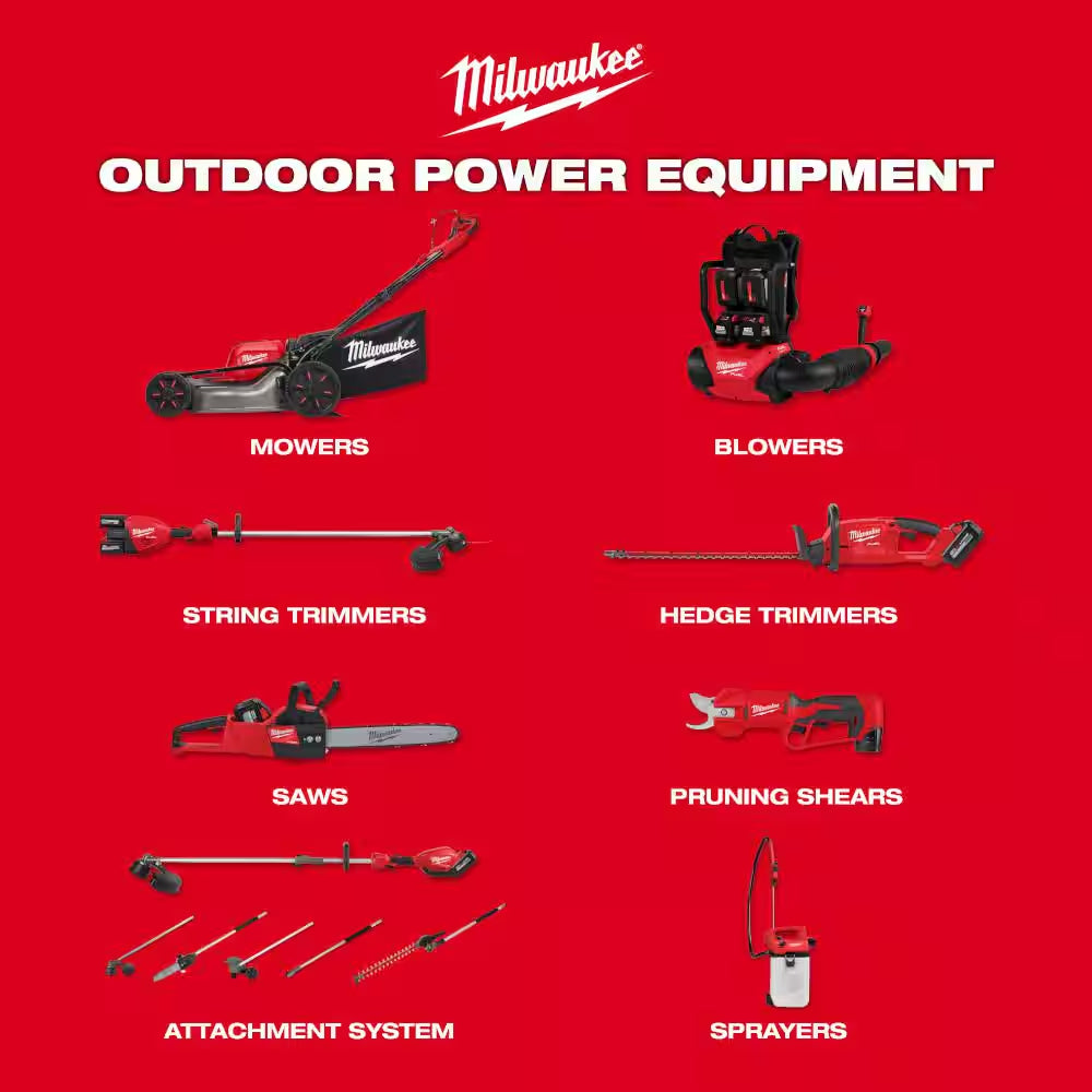 M18 FUEL QUIK-LOK Brush Cutter Attachment and M18 FUEL QUIK-LOK Rubber Broom Attachment (2-Tool)