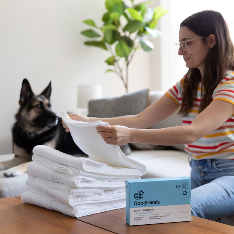 8 -Pack Laundry Detergent Sheets (640 Loads) Unscented HE Laundry Detergent 640 Loads 80 -Count