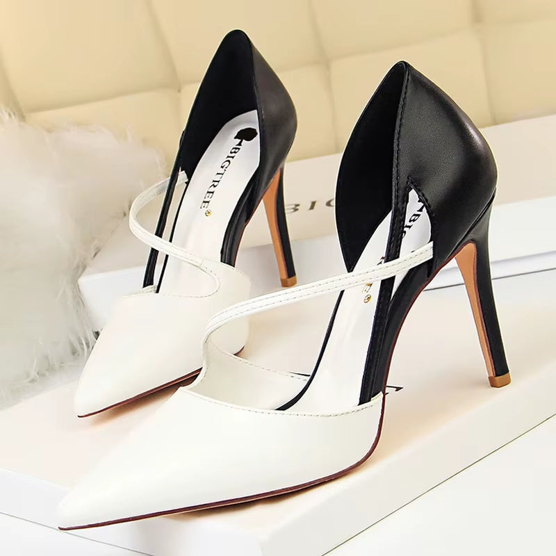Shoes High Heels Woman Pumps Stiletto Women Shoes Women Basic Pump Fashion Women Sandals Female Shoes Stilettos 9.5 Cm