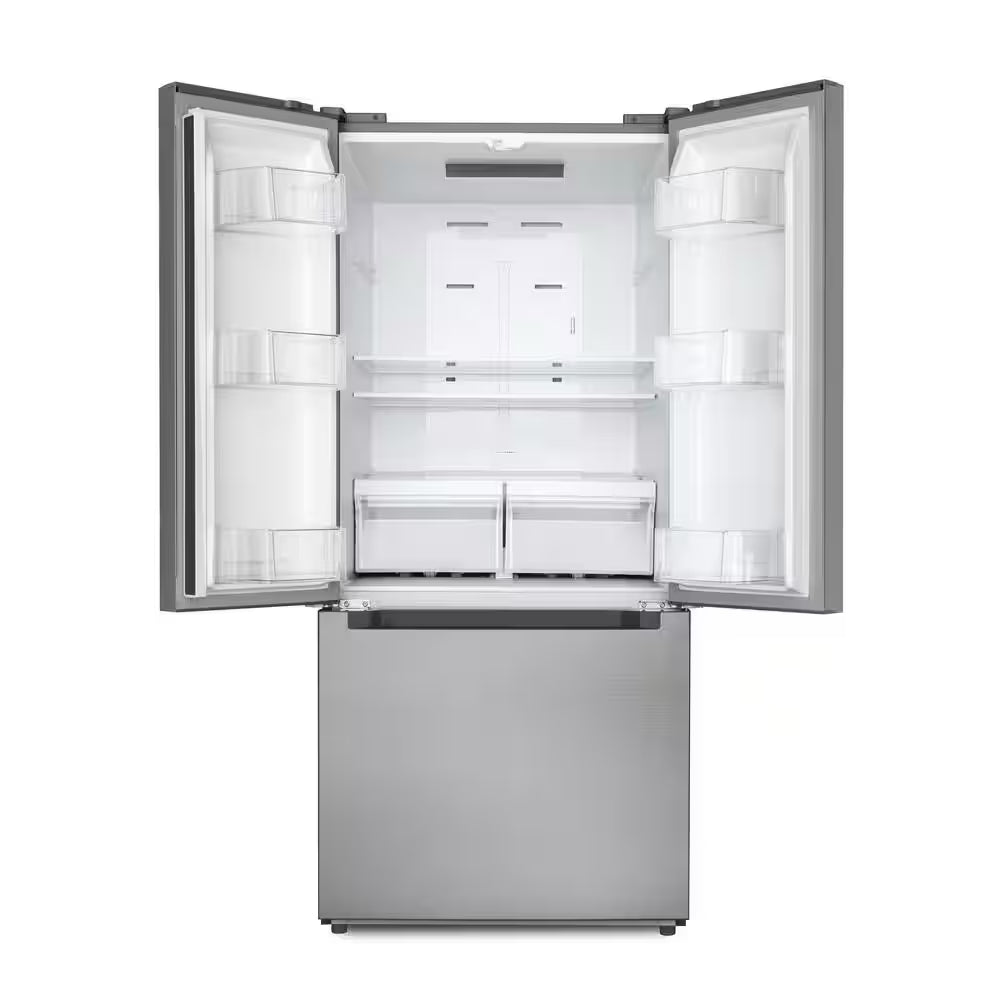 30 In. 18.5 Cu. Ft. Stainless Steel French Door Refrigerator