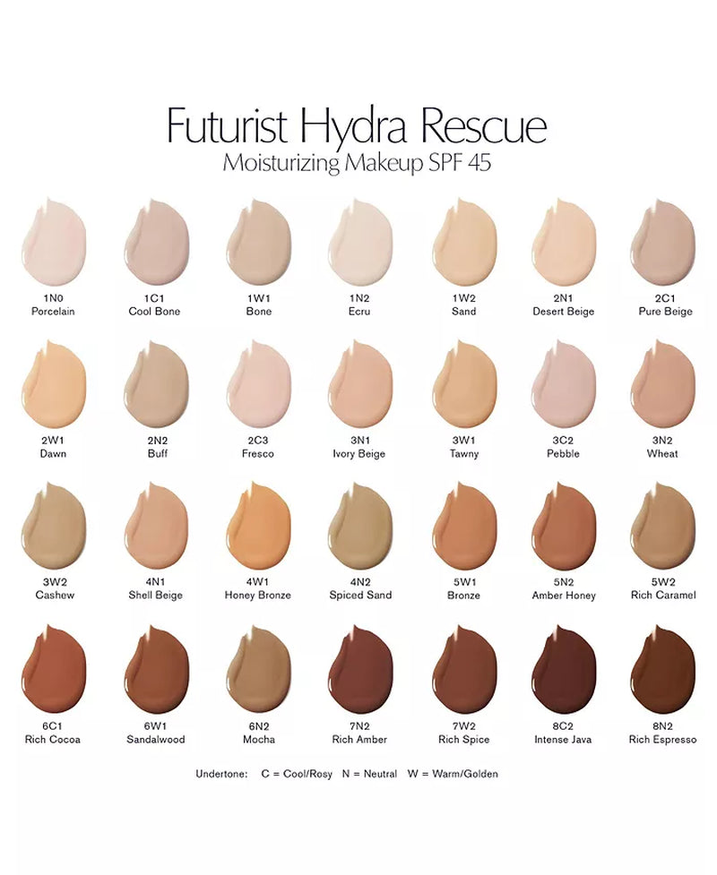 Futurist Hydra Rescue Moisturizing Foundation SPF 45, 1.2 Oz.