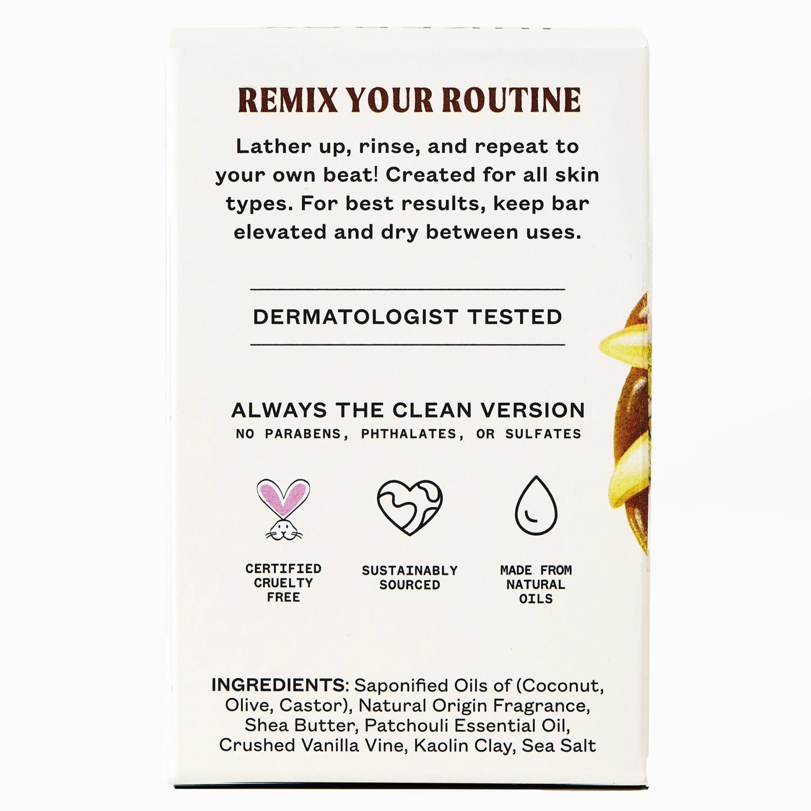 Vanilla on Vinyl Natural Bar Soap for Women Bathroom and Bath Soap, 4.5 Oz