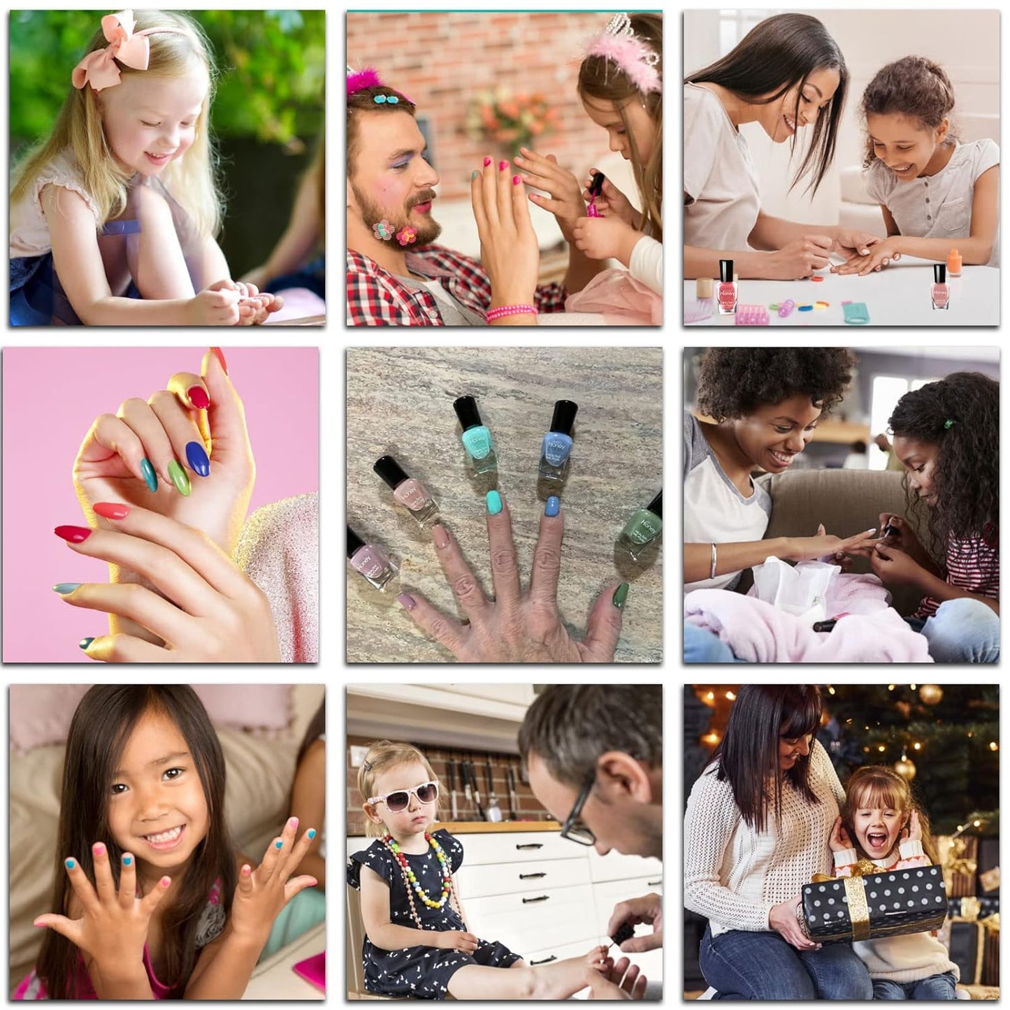 Nail Polish Set - Quick-Drying, Easy Peel-Off Nail Polish Kit for Women