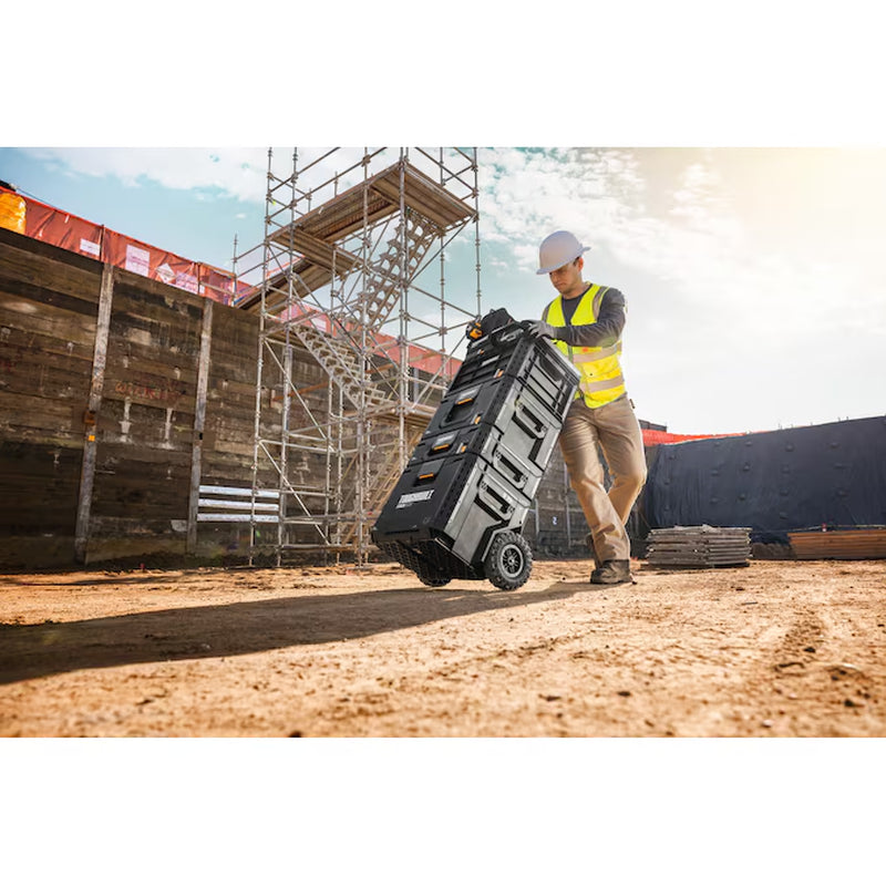 STACKTECH Black Polyester 18-In W X 12-In D X 14.8-In L Tool Tote