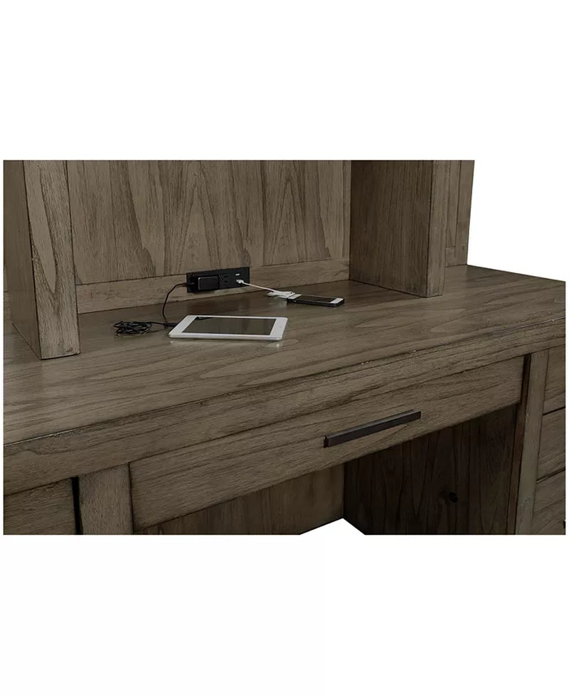 CLOSEOUT! Modern Loft 2PC Credenza Set (Credenza and Hutch)