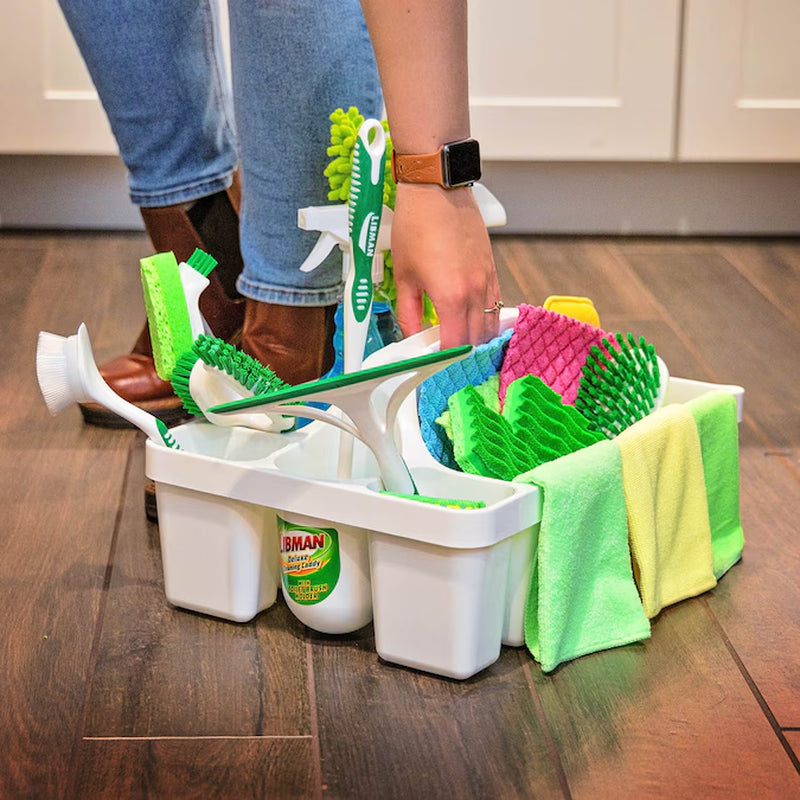 5 -Compartment Polypropylene Cleaning Caddy