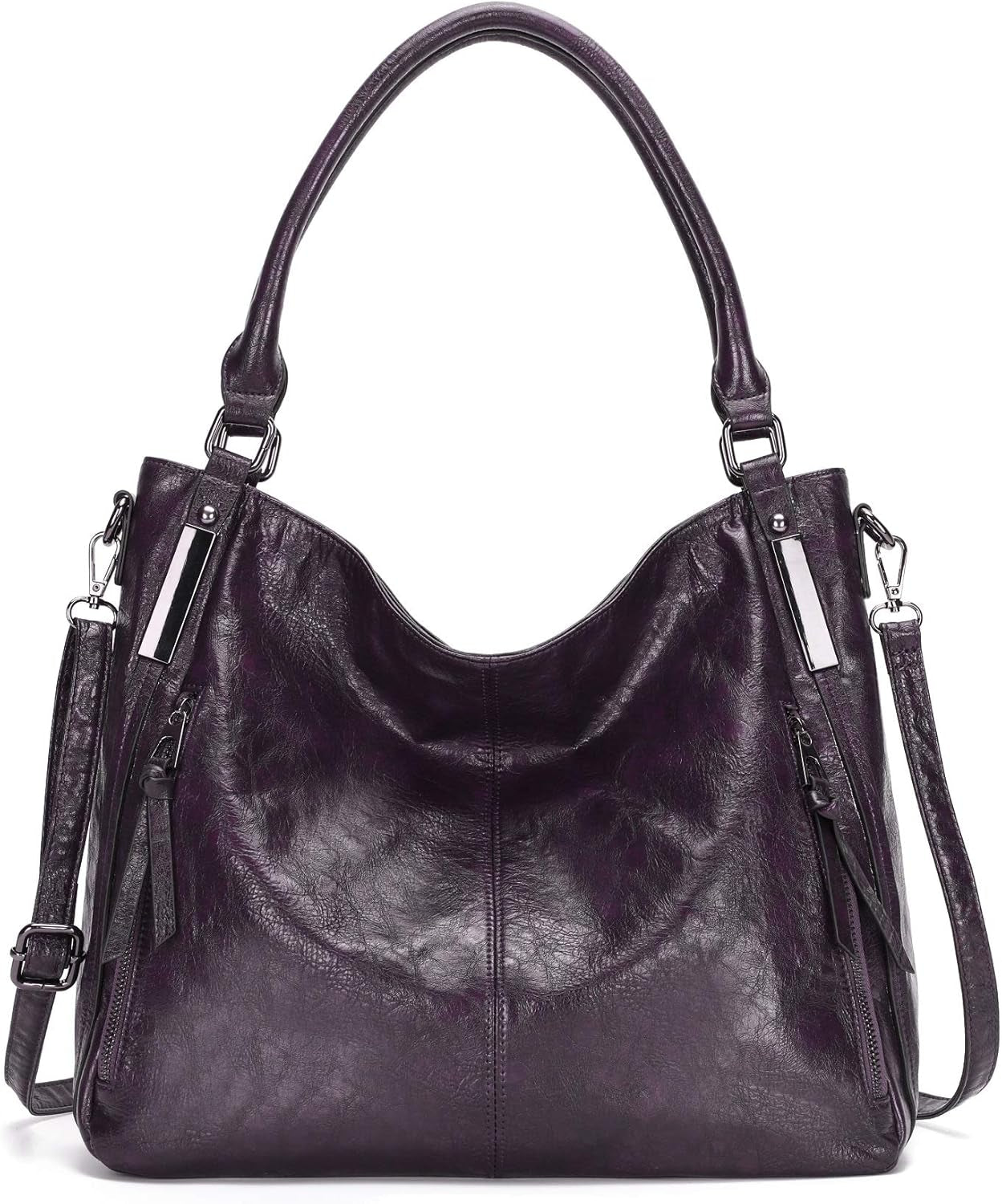 Purses for Women Shoulder Handbag Top Handle Hobo Tote Bags for Women (Purple)