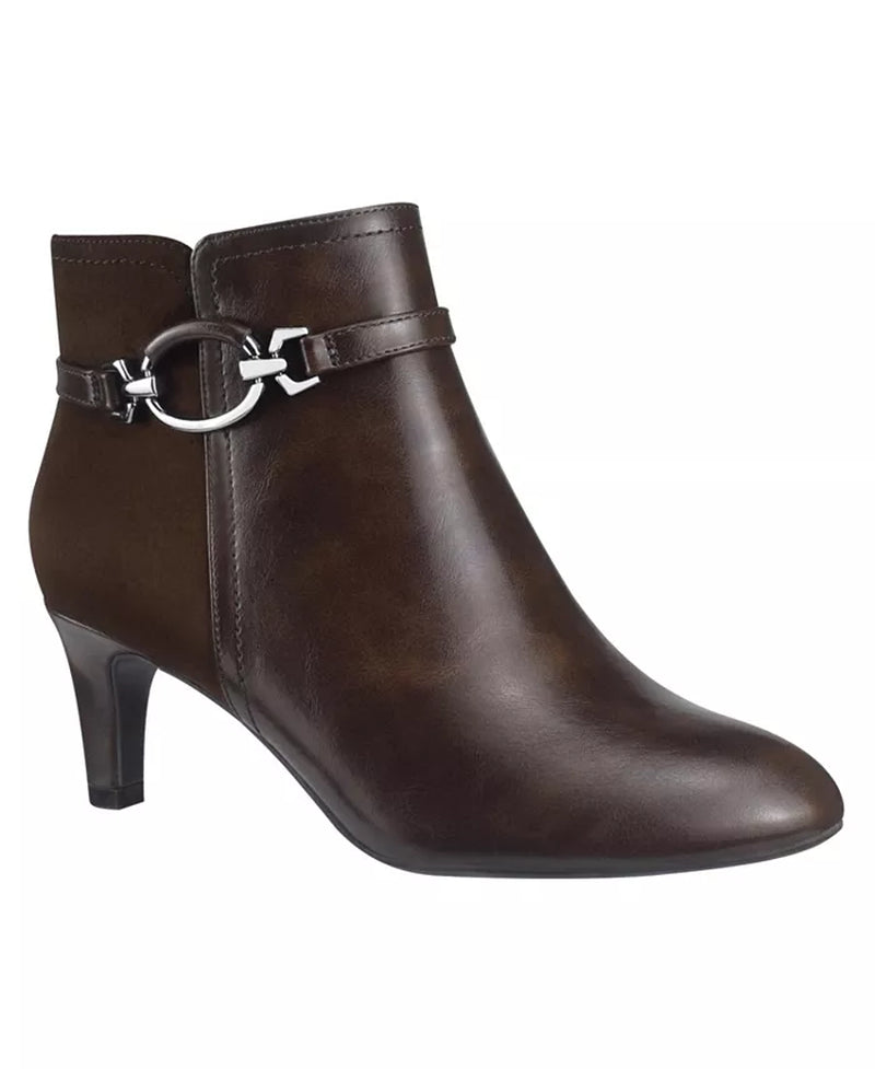 Women'S Nyssa Kitten Heel Ankle Dress Booties