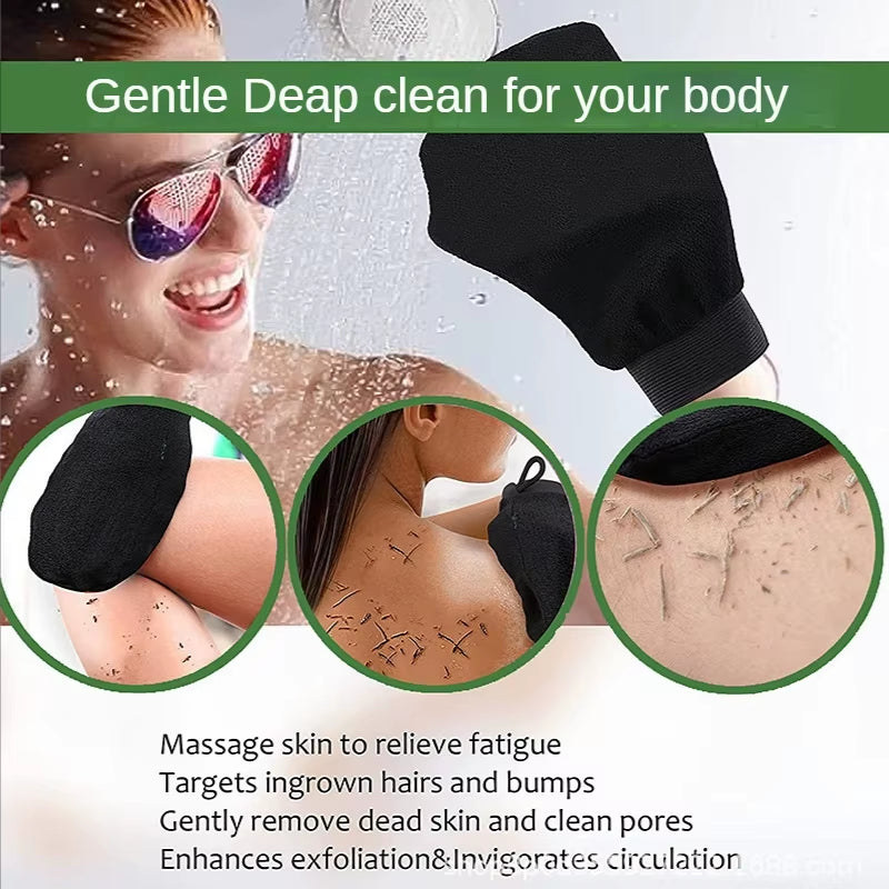 1Pc Hammam Shower Thicken Bath Magic Peeling Glove Exfoliating Tan Removal Kessa Bathing Cleaning Products Body Scrubber