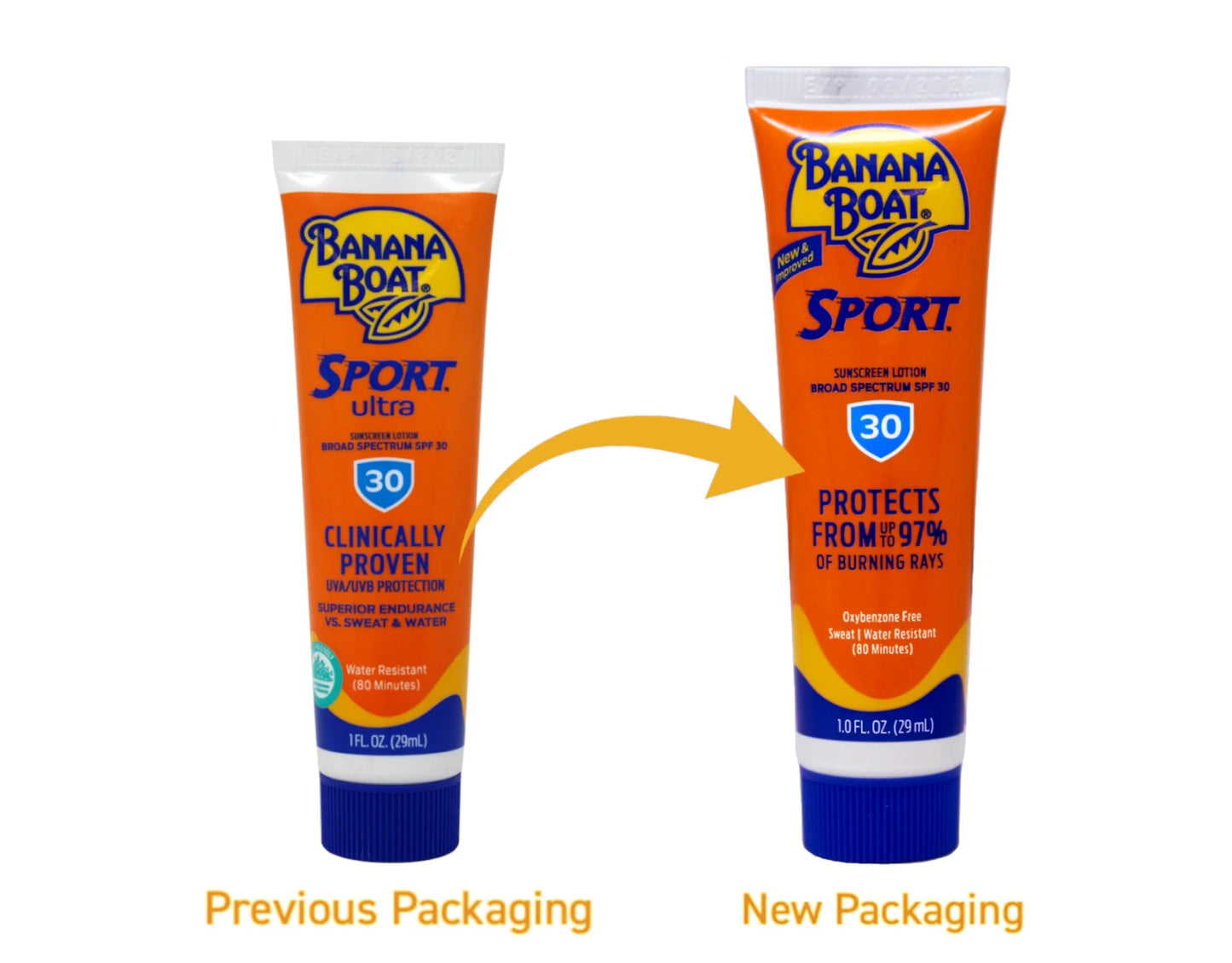 Sport Performance Sunscreen, SPF 30, Travel Size, 1 Oz, 4 Pack