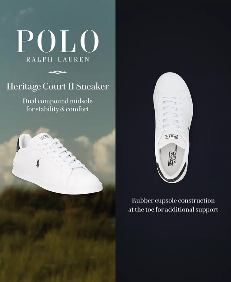 Men'S Heritage Court II Leather Sneaker
