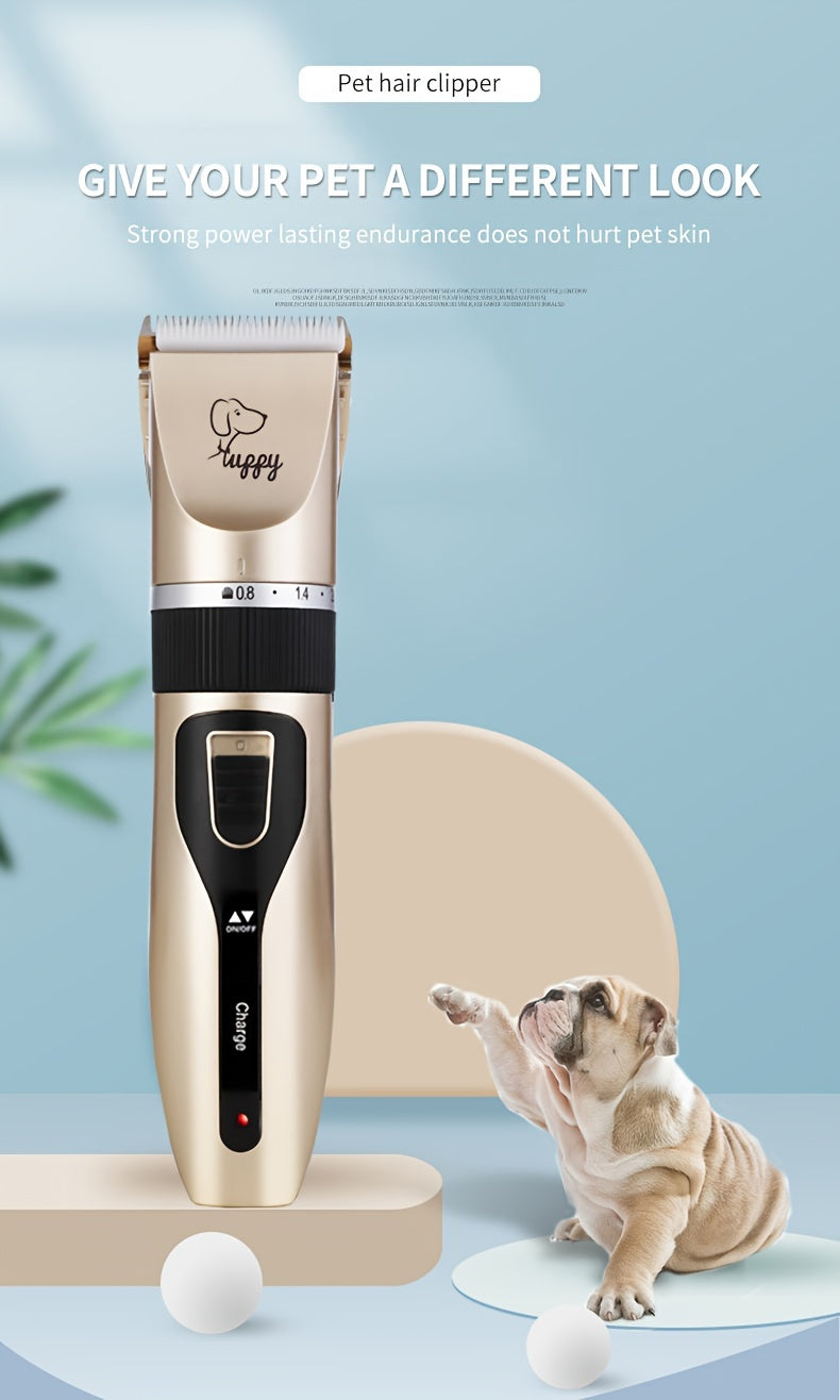 12in 1 Premium Pet Hair Trimmer Kit - Electric Precision Clippers with Gentle Hair Cutting Technology - Perfect for Professional Grooming At Home, Mute Clippers for Dogs And Cats., Dog Clippers, Dog Clippers For Grooming, Dog