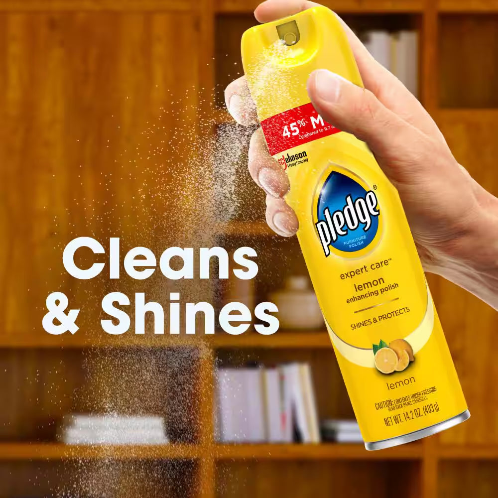 14.2 Oz. Lemon Wood/Leather/Stainless Steel Enhancing Furniture Polish (3-Pack)