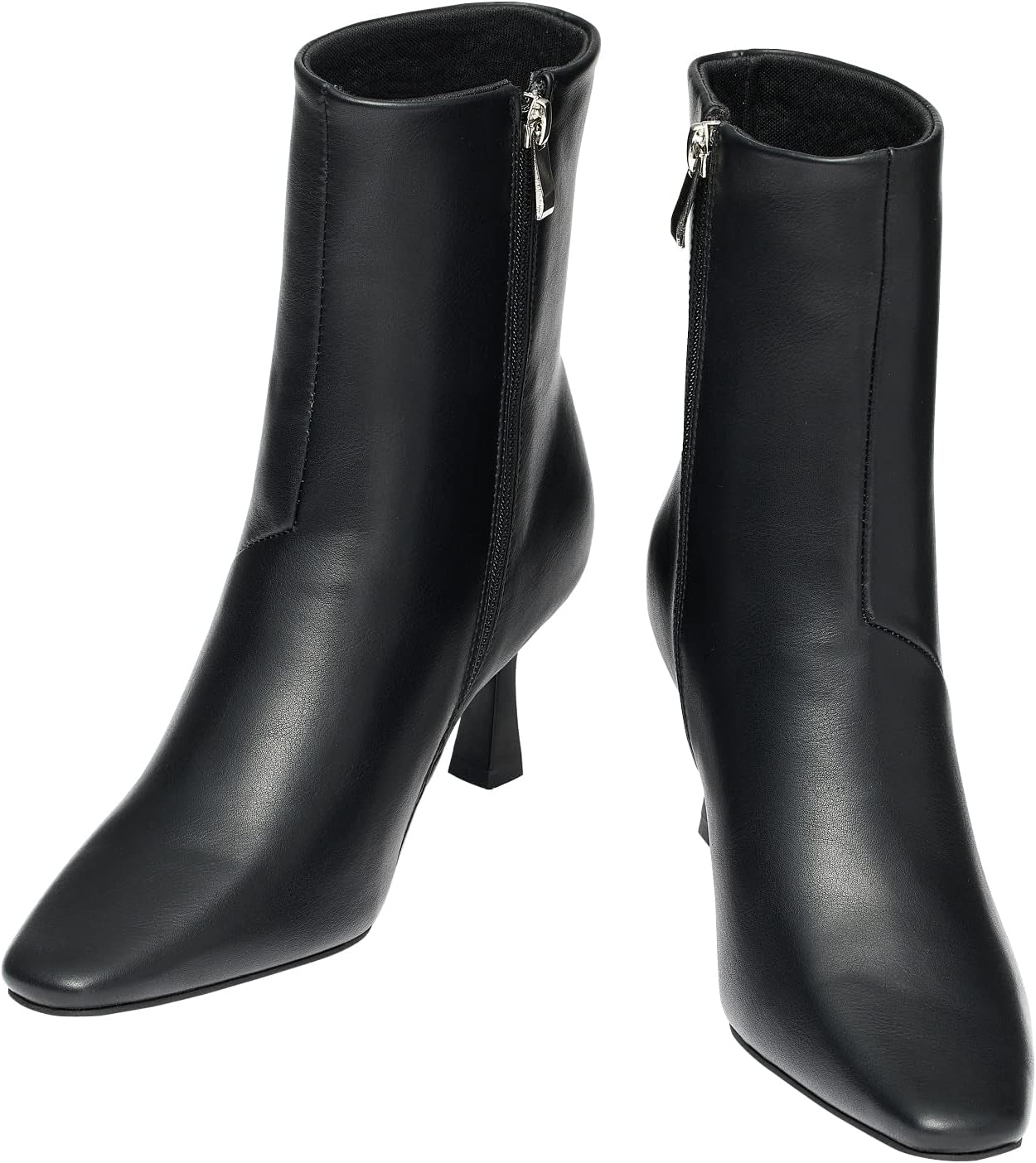 Brown Ankle-High Women'S Boots | Pointed Toe, Block Heel, Casual Booties for Women | Autumn, Winter