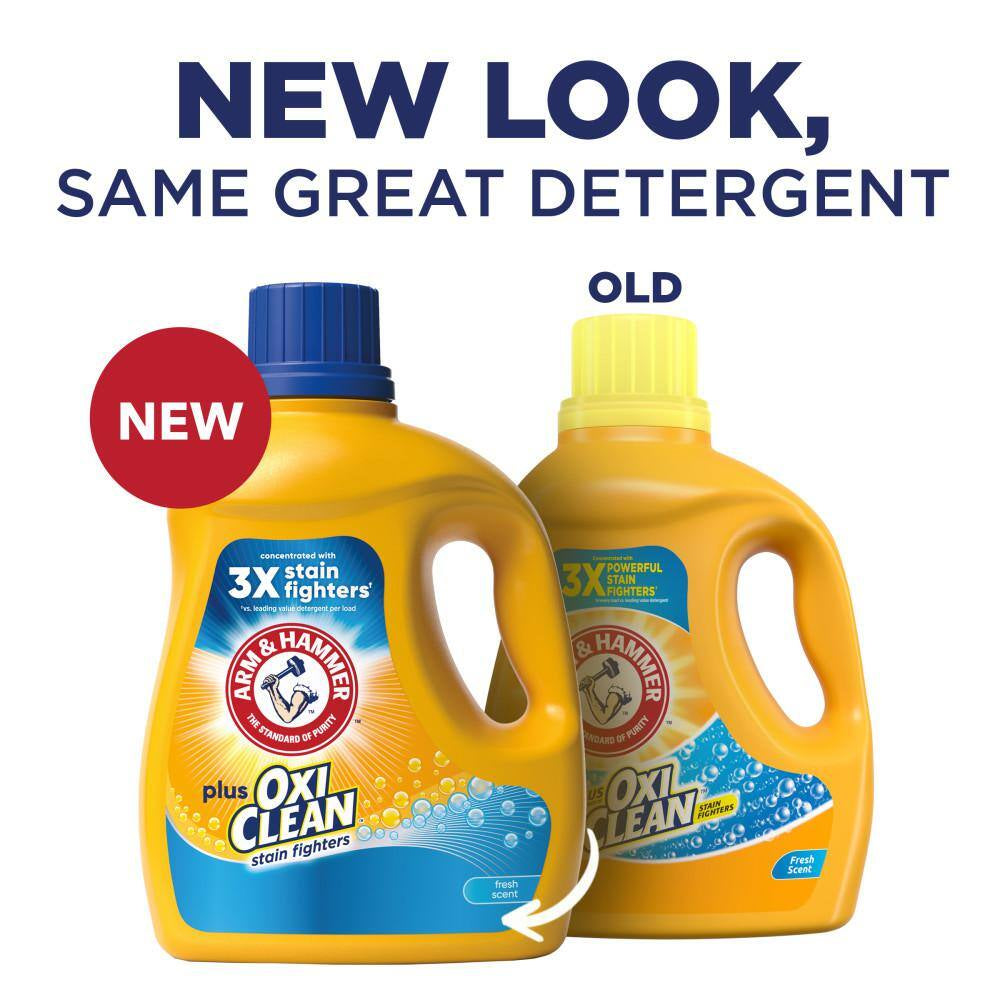 Fresh Scent plus Oxiclean Liquid Laundry Detergent, 77-Loads, 100.5 Fl.Oz.
