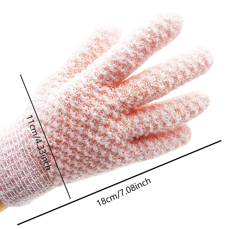 1PC Shower Scrub Gloves Bath for Peeling Exfoliating Gloves Massage for Body Scrub Sponge Wash Skin Moisturizing SPA Mitt