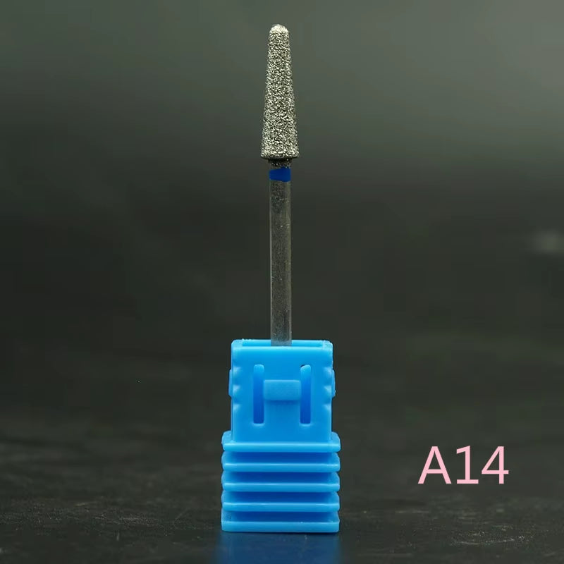 Easynail 3/32" Diamond Nail Drill Milling Nail Cutter Electric Nail Drill Bit for Manicure Drill Bits Accessories Nail Drill
