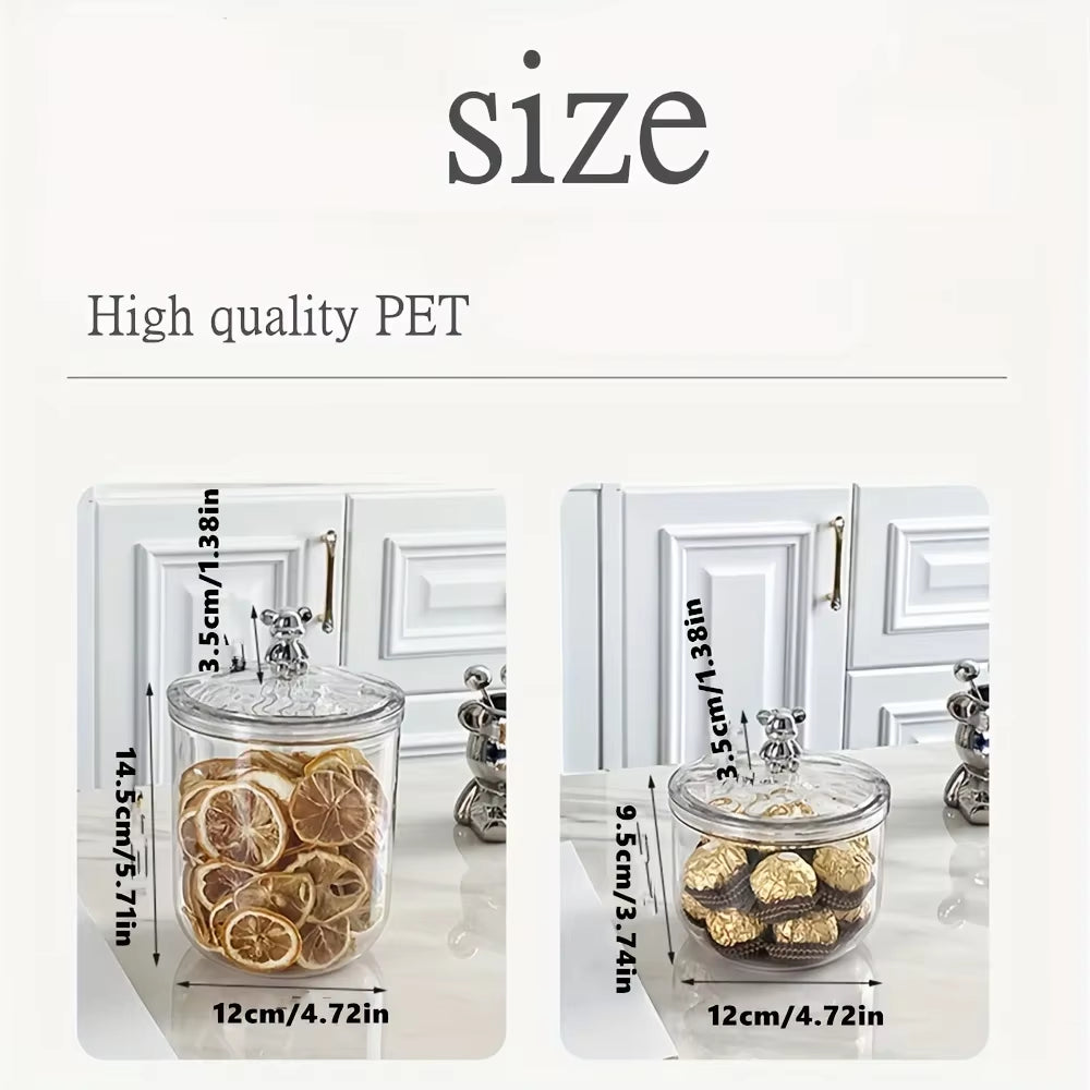 1 Household Coffee Bean Storage Jar, Tea Storage Jar, Sealed Jar, Capsule Coffee Storage Jar, Candy Biscuit Storage Box, Storage