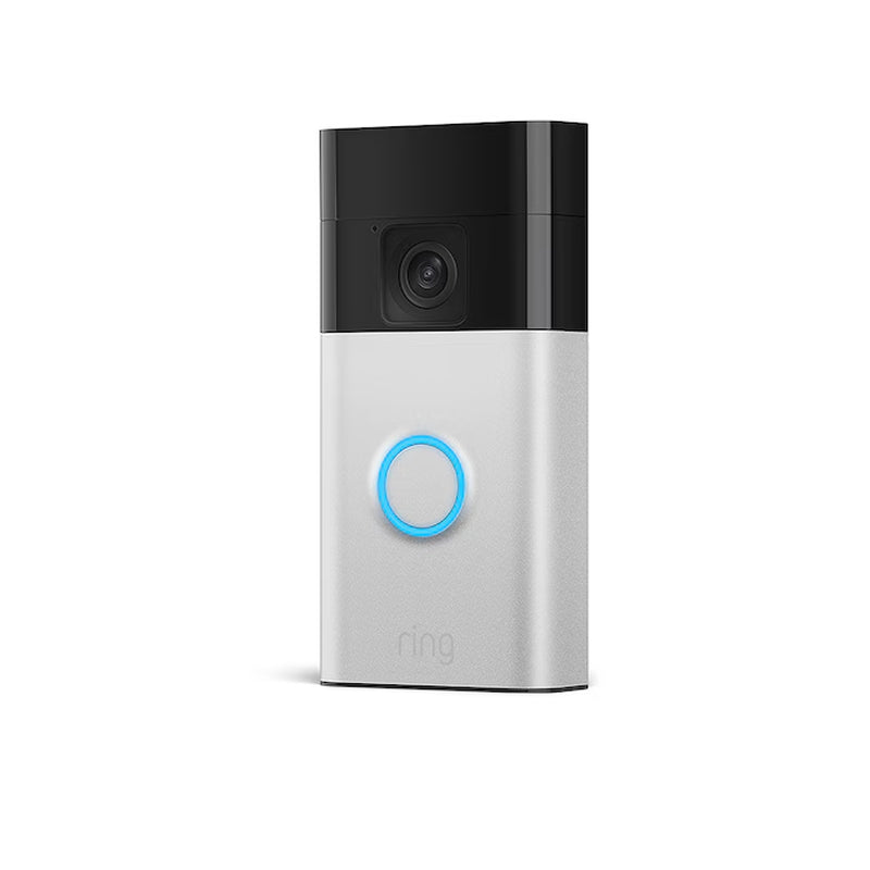 Battery Doorbell with Head-To-Toe HD Video, Live View with Two-Way Talk, and Motion Detection & Alerts, Satin Nickel