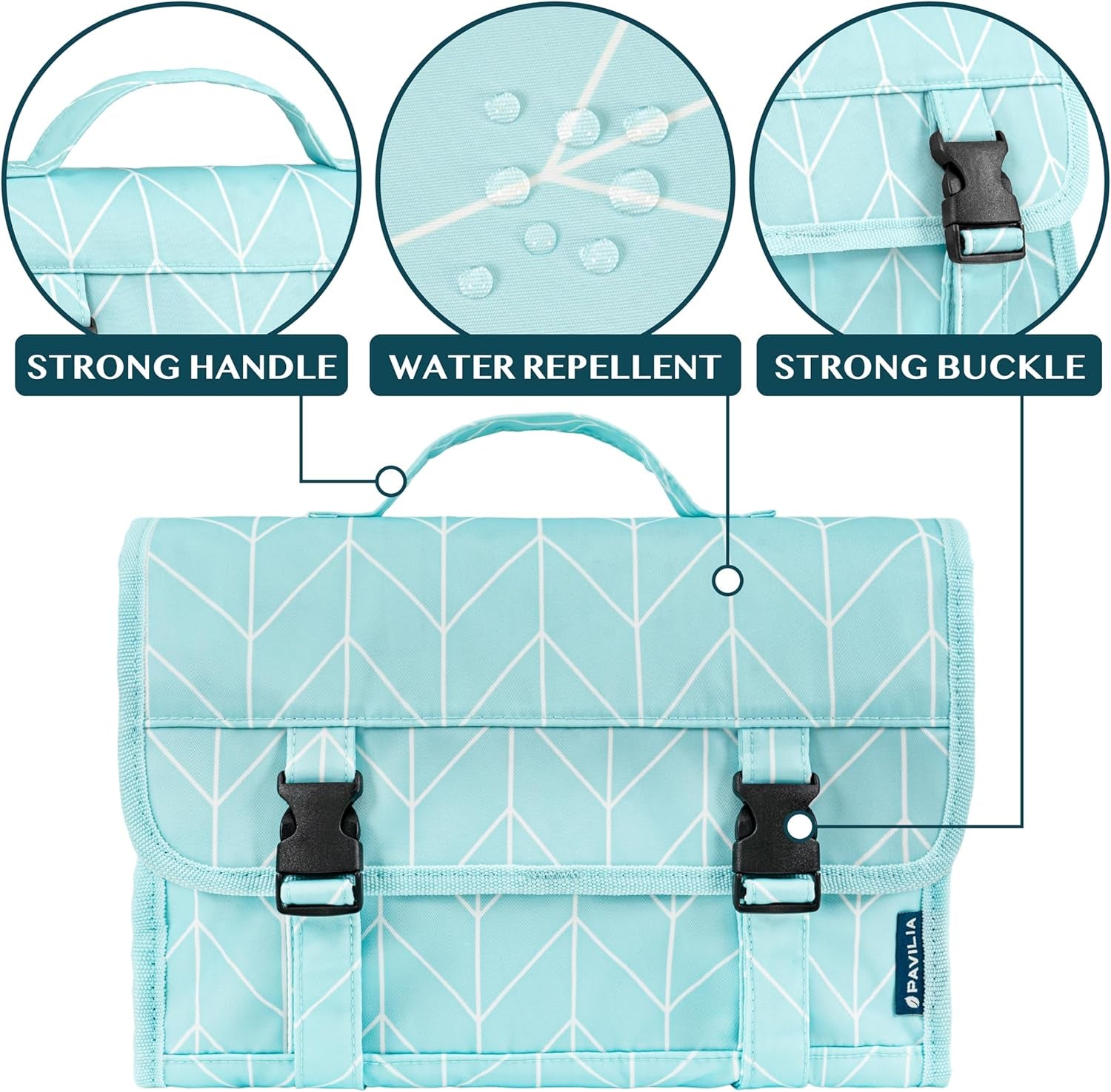 Travel Hanging Toiletry Bag for Women Men, Large Capacity Makeup Bag Kit, Waterproof Cosmetic Storage Organizer Case for Bathroom Shower