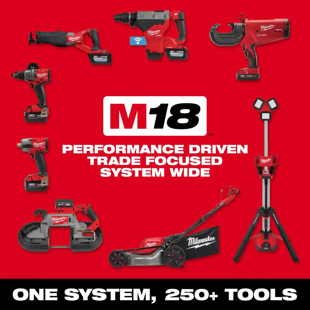 M18 FUEL QUIK-LOK Brush Cutter Attachment and M18 FUEL QUIK-LOK Rubber Broom Attachment (2-Tool)