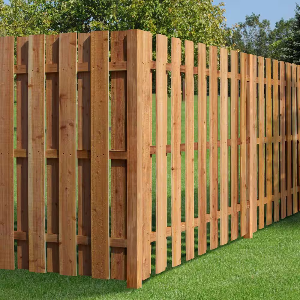 4 In. X 4 In. X 6 Ft. Western Red Cedar Fence Post (2-Pack)
