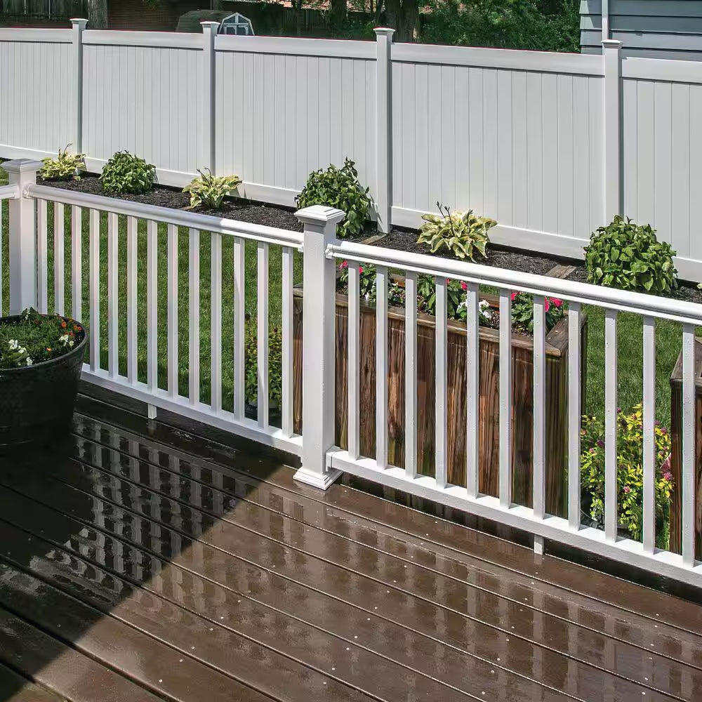 4 In. X 4 In. X 39 In. White Traditional Fence Post Jacket