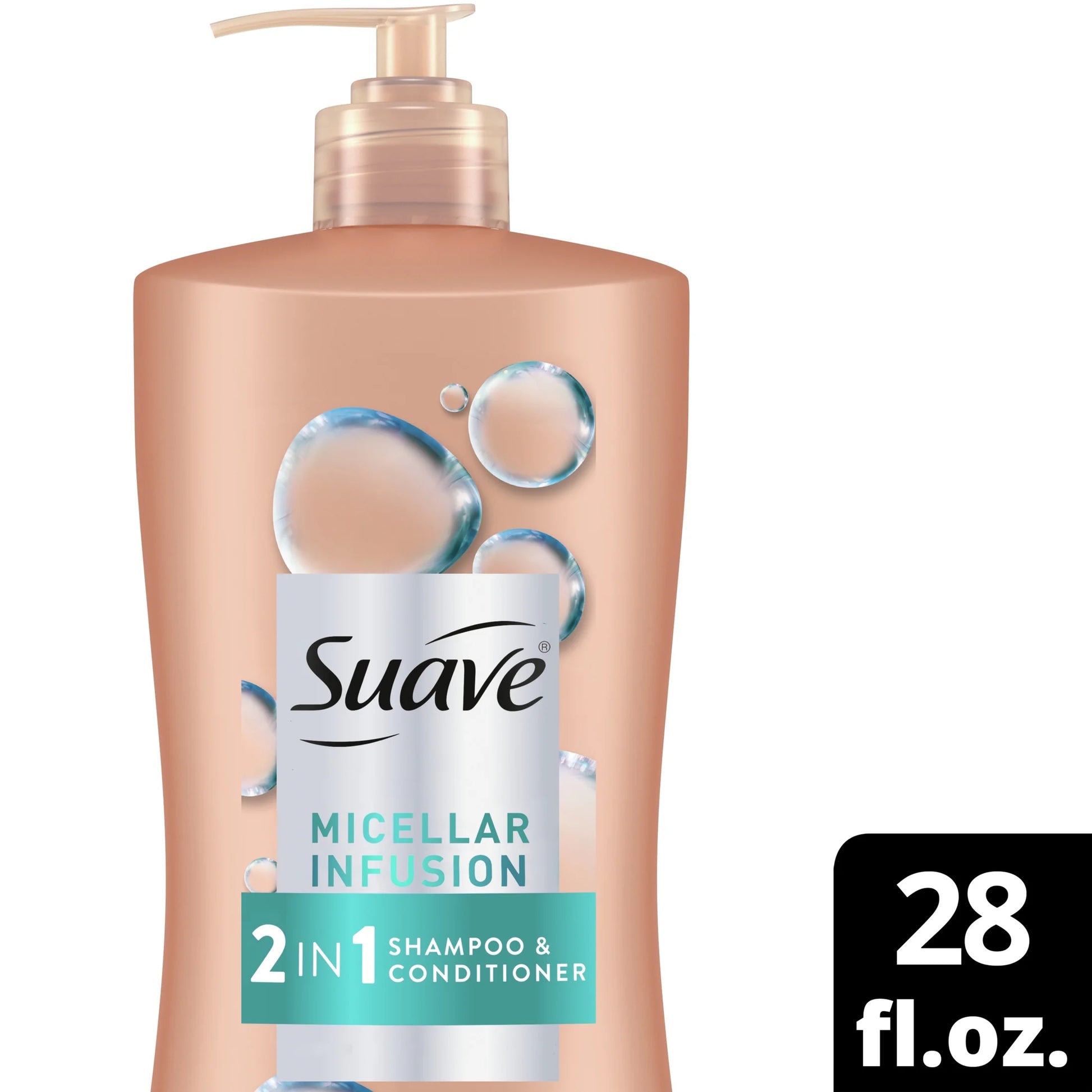 Professionals Micellar Infusion 2-In-1 Shampoo & Conditioner, Moisturizing, All Hair Types, 28 Fl Oz