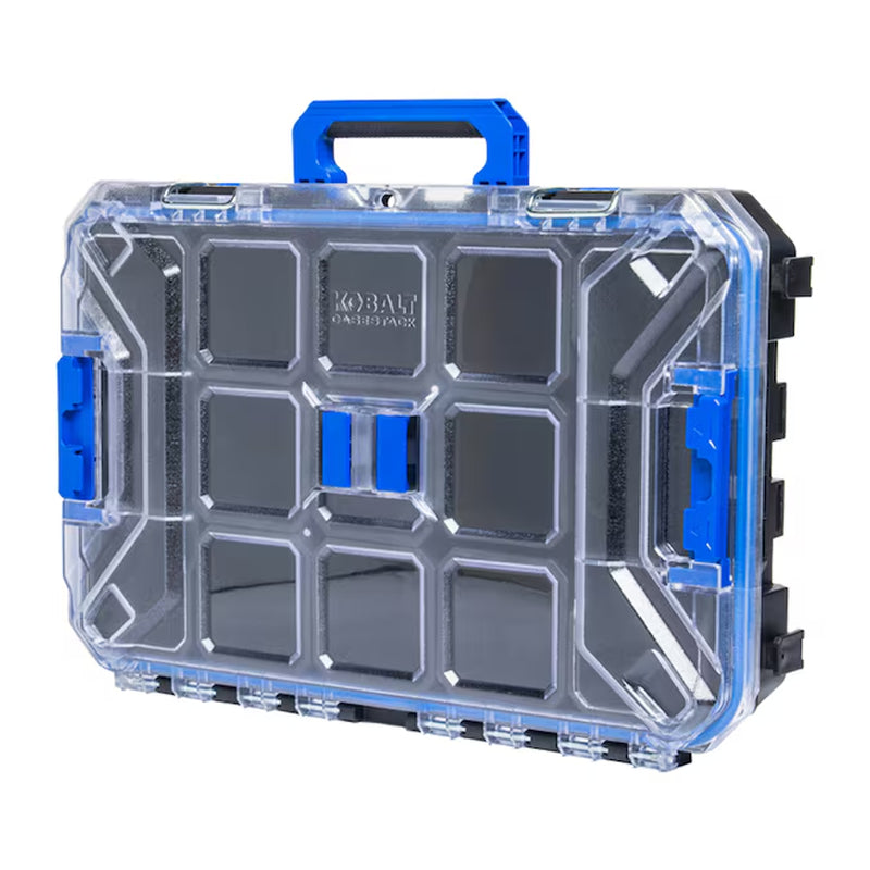 CASESTACK 14-In W X 21-In H X 5.1-In D Black Plastic Tool Box