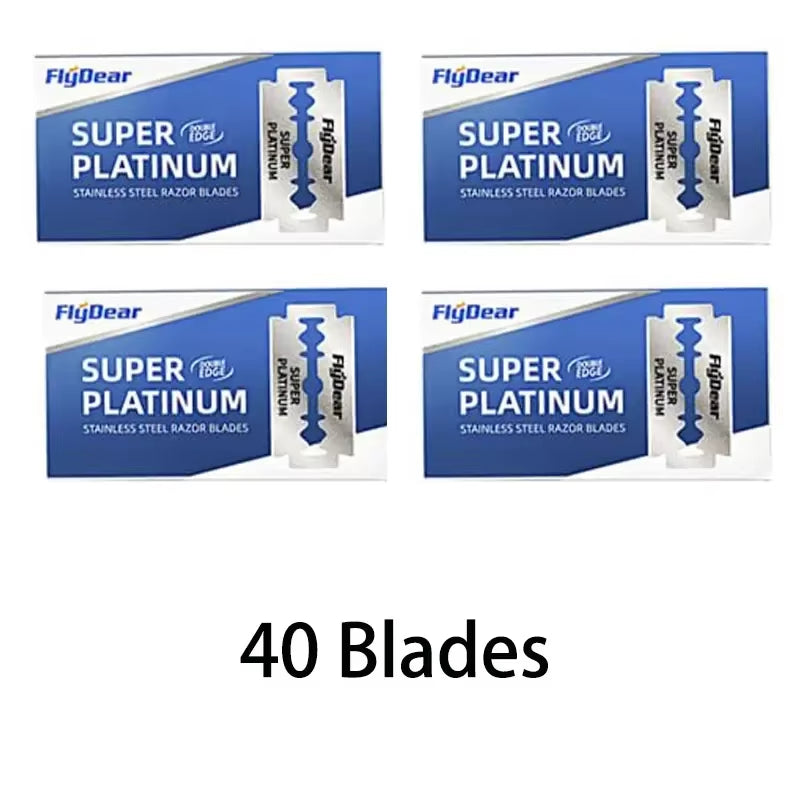 Razor Stainless Steel Double-Blade Razor Razor Razor Old Fashioned Razor Manual Shaving for Men