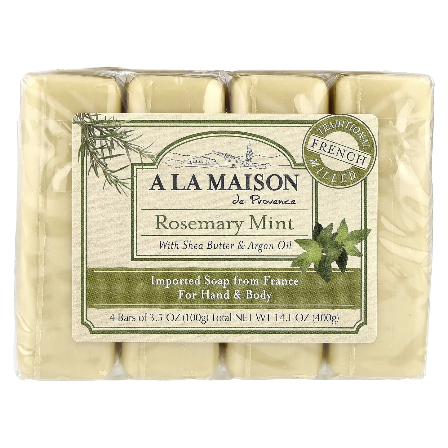 Bar Soap - Rosemary Mint - Value 4 Pack