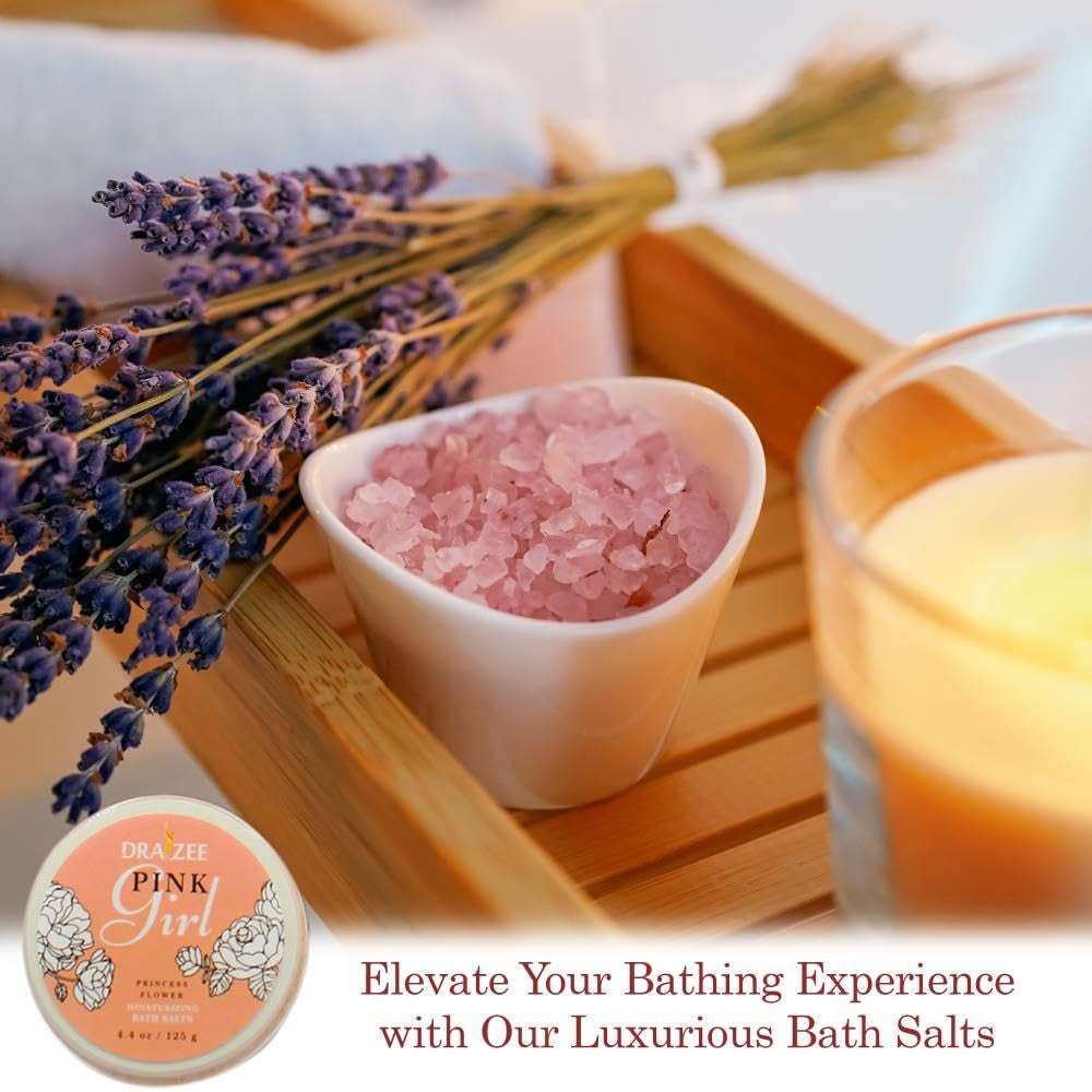 Luxury Spa Gift Baskets for Women-5 Pcs Princess Flower Scented Bath and Body Spa Set-Self Care Package, Gift for Mom-Bath Basket-Body Care Set for Girlfriend