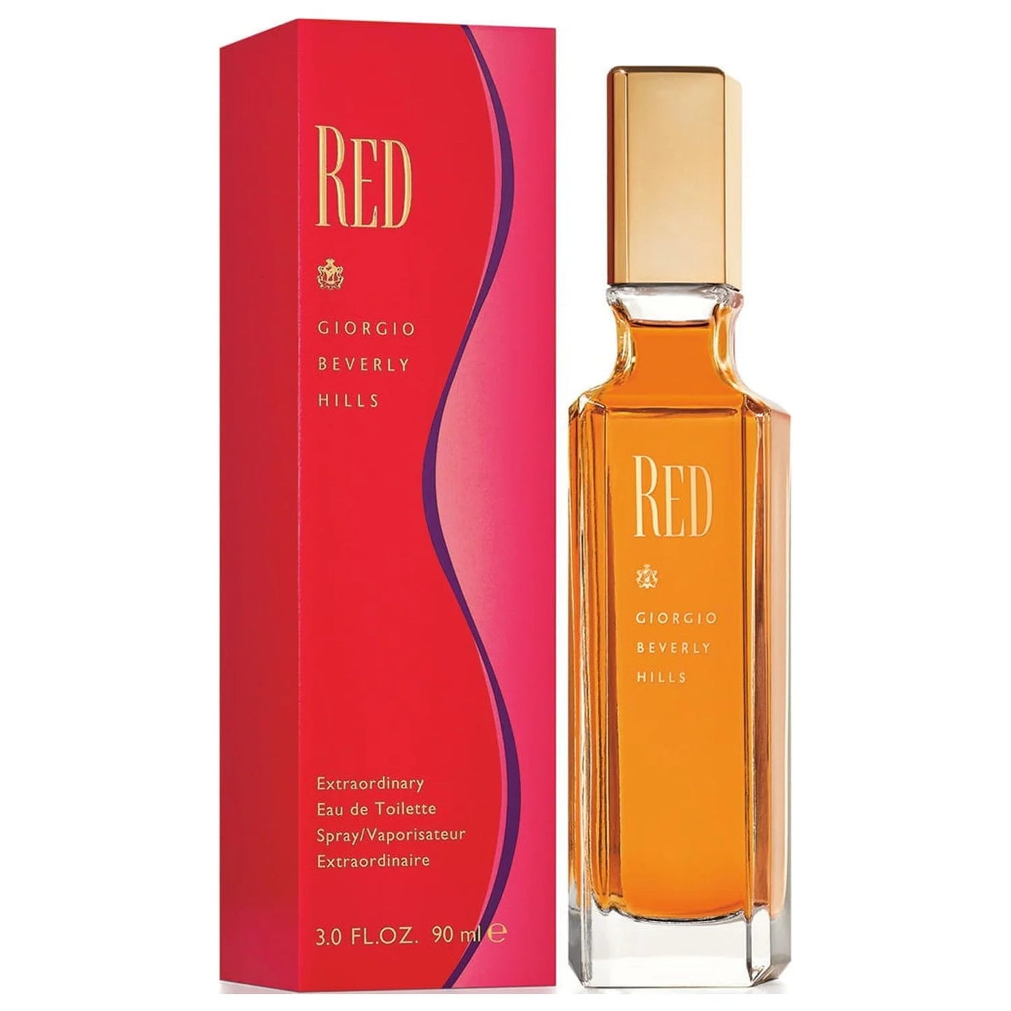 Red Eau De Toilette, Perfume for Women, 3.0 Fl Oz