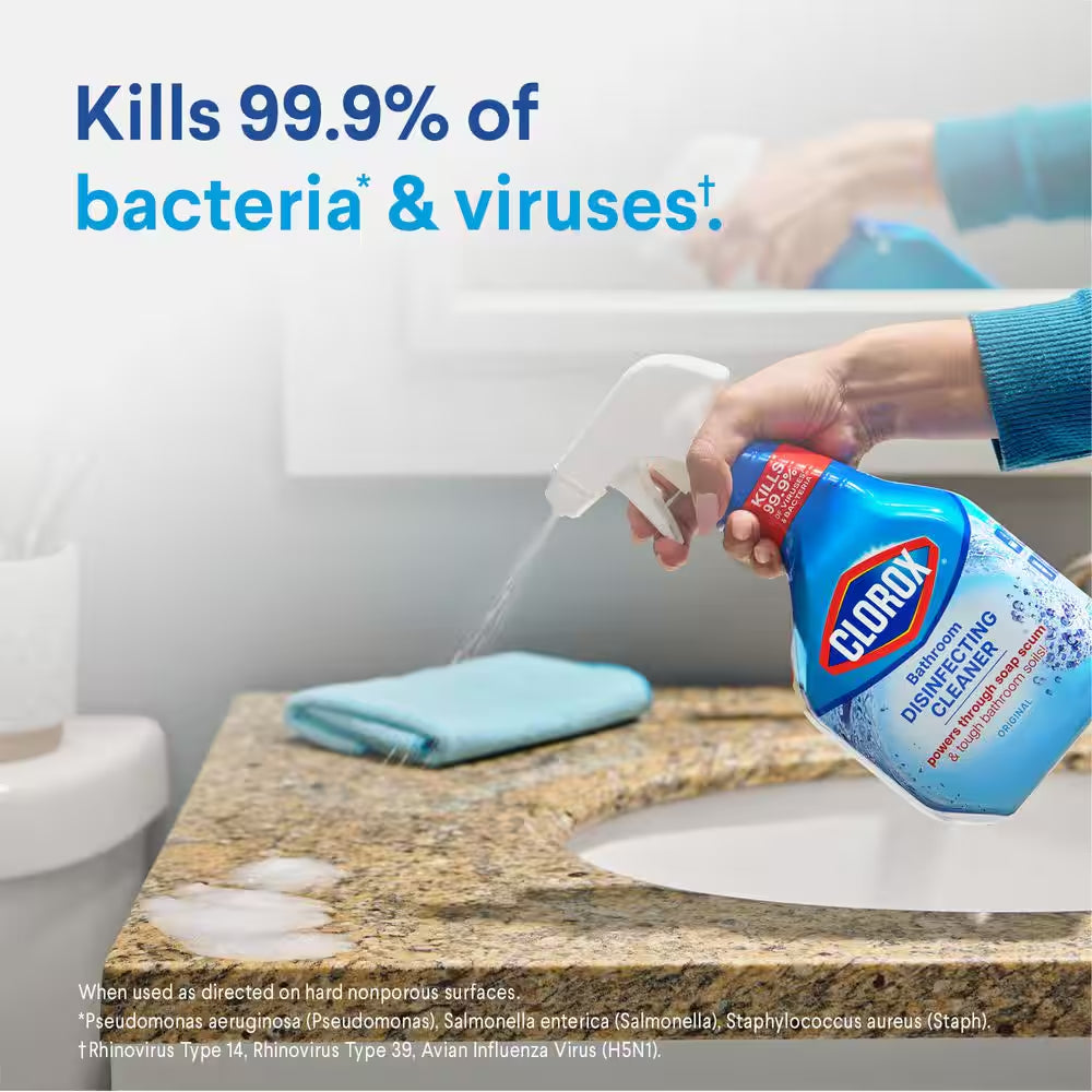 30 Oz. Bleach Free Disinfecting Bathroom Cleaner Spray