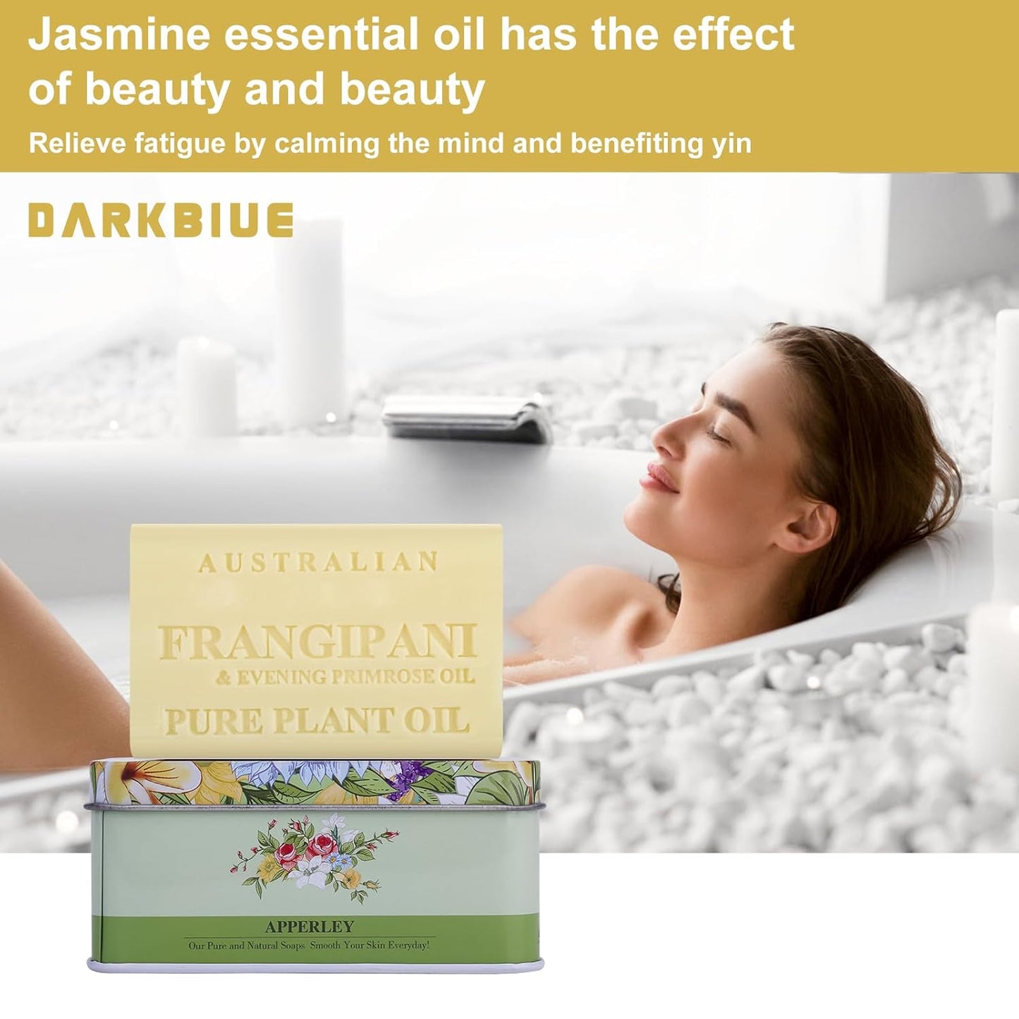 -Australian Natural Bath &Body Soap Bars;Great Scent(Great Fragrance Smell); Cleansing Well ; Skin Feeling Soft; Washing Hair;Shea Moisture Soap Bars(Frangipani Flower)