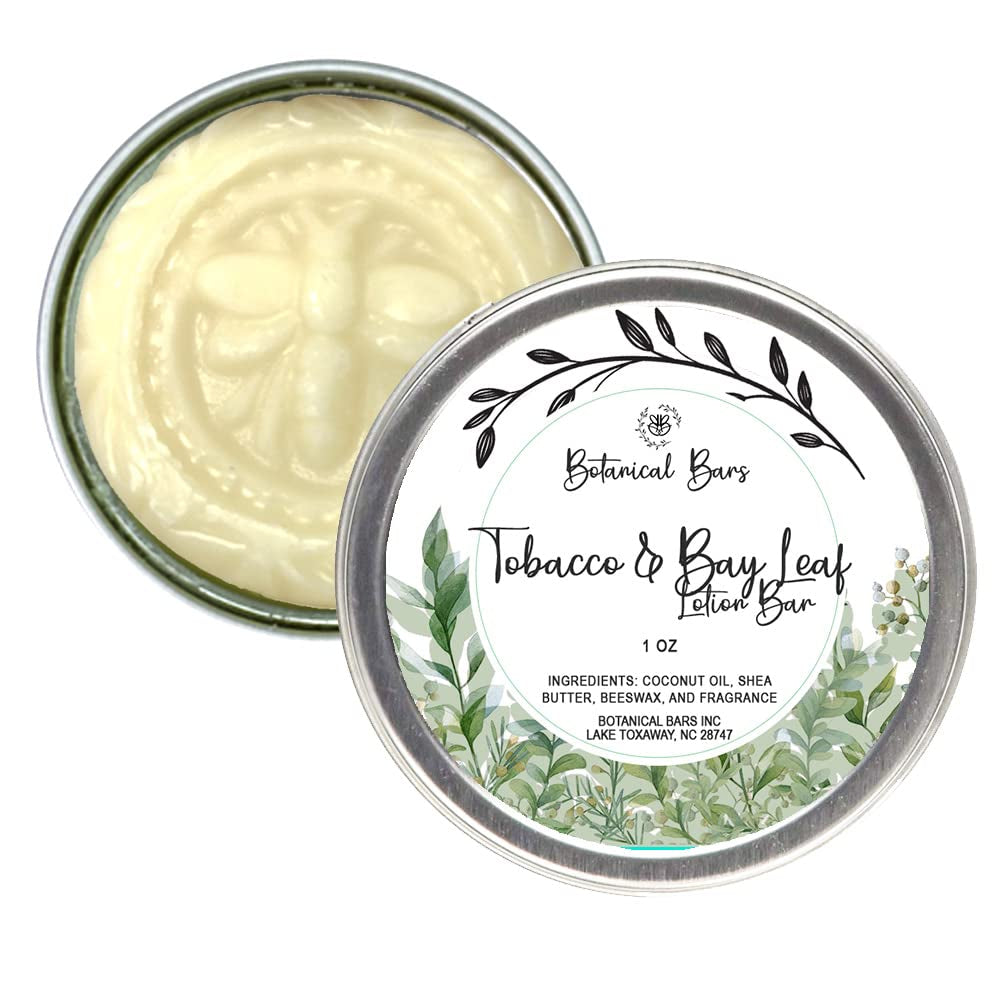 Men'S Lotion Bar Set - 3 Lotion Bars 1Oz Each - Sandalwood Lotion, Vanilla Oak Lotion, and Tobacco and Bay Leaf Lotion