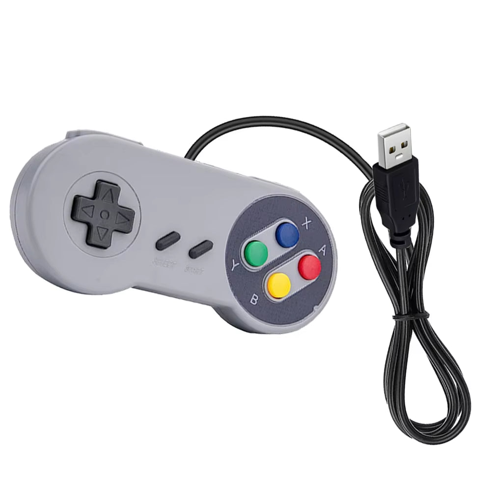 USB Controller Gaming Joystick Gamepad Controller for Vista/Mas OS Game Pad for Retropie System for Windows PC Control Gamepad