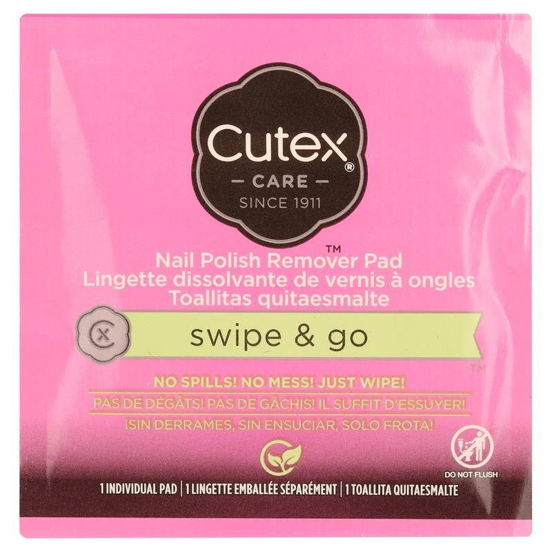 Swipe and Go Nail Polish Remover Pads (Pack of 2)