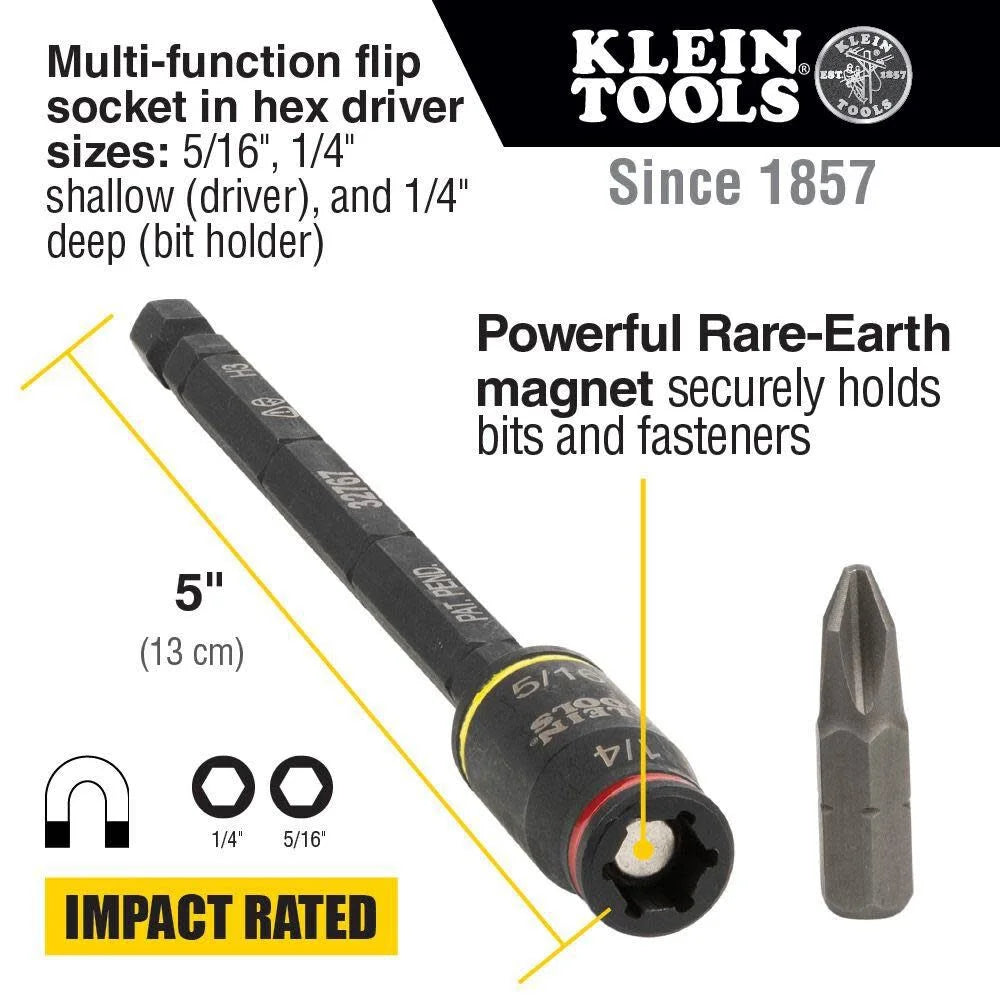 3 in 1 Impact Flip Socket Set 2Pc