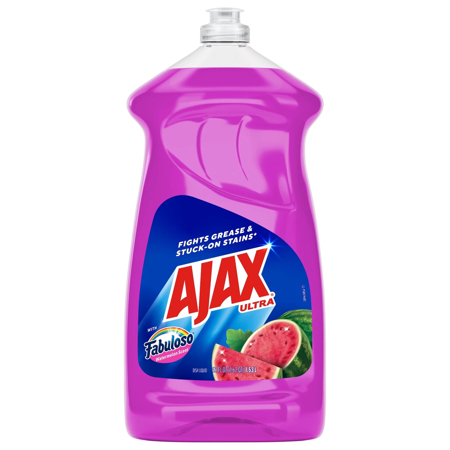 Ultra Liquid Dish Soap with Fabuloso Watermelon Scent, Easy-Flip Cap, 52 Fl Oz Bottle
