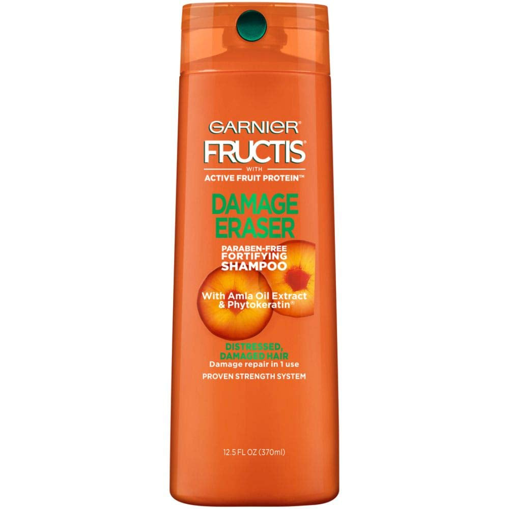 Fructis Damage Eraser Shampoo, Distressed, Damaged Hair, 12.5 Fl. Oz.